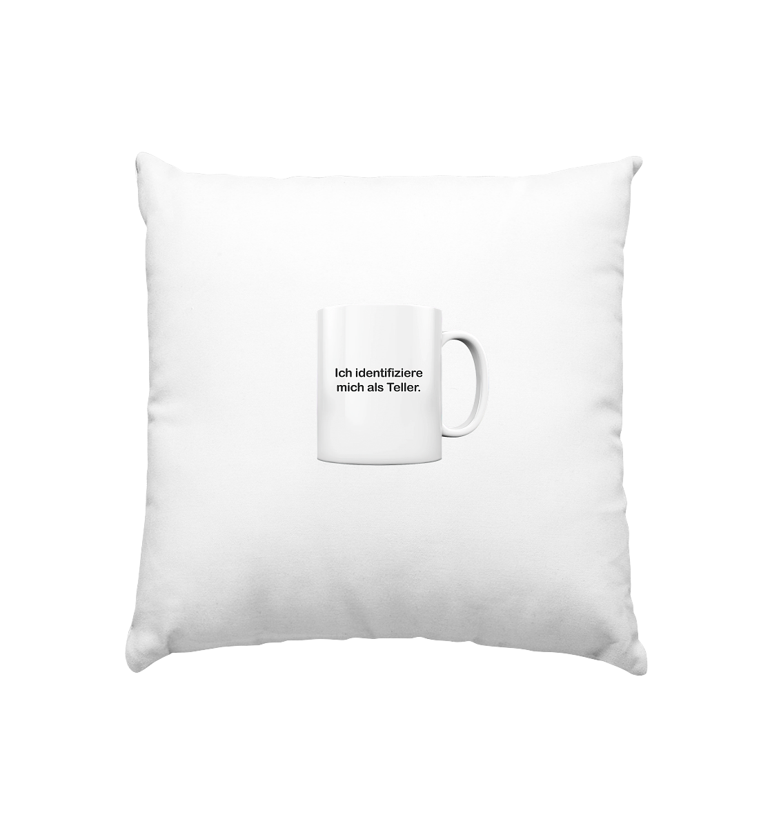 Tasse-Teller - Kissen 40x40cm