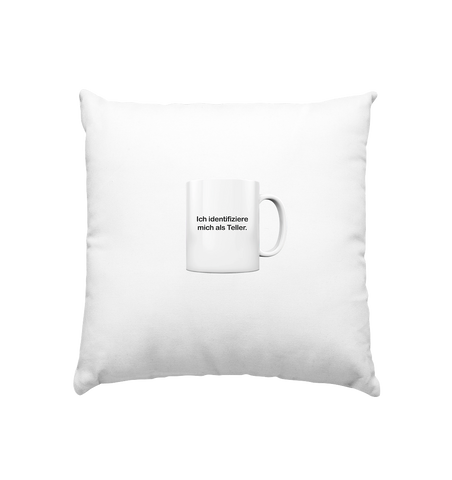 Tasse-Teller - Kissen 40x40cm