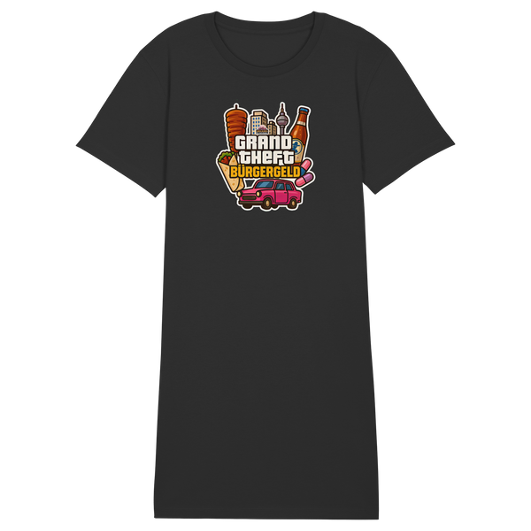 Grand Theft Bürgergeld - Ladies Organic Shirt Dress