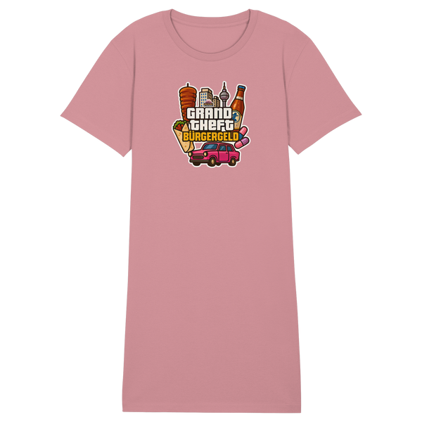 Grand Theft Bürgergeld - Ladies Organic Shirt Dress