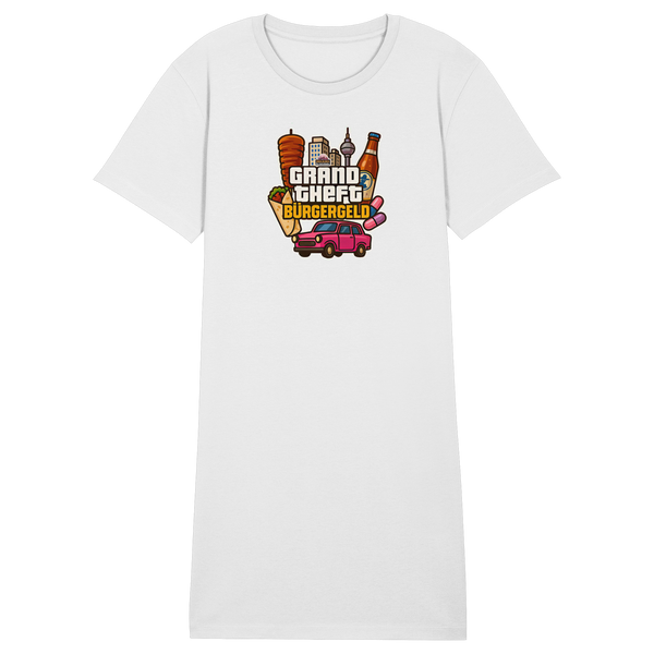 Grand Theft Bürgergeld - Ladies Organic Shirt Dress