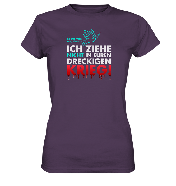 Kein Krieg! - Ladies Premium Shirt