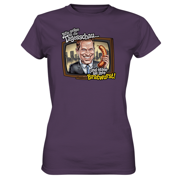 Bitte gucken sie Tagesschau - Ladies Premium Shirt