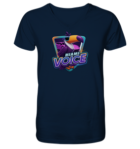 Miami Voice - Mens Organic V-Neck Shirt