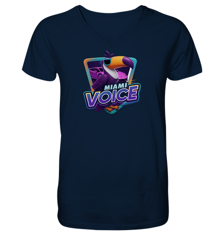 Miami Voice - Mens Organic V-Neck Shirt
