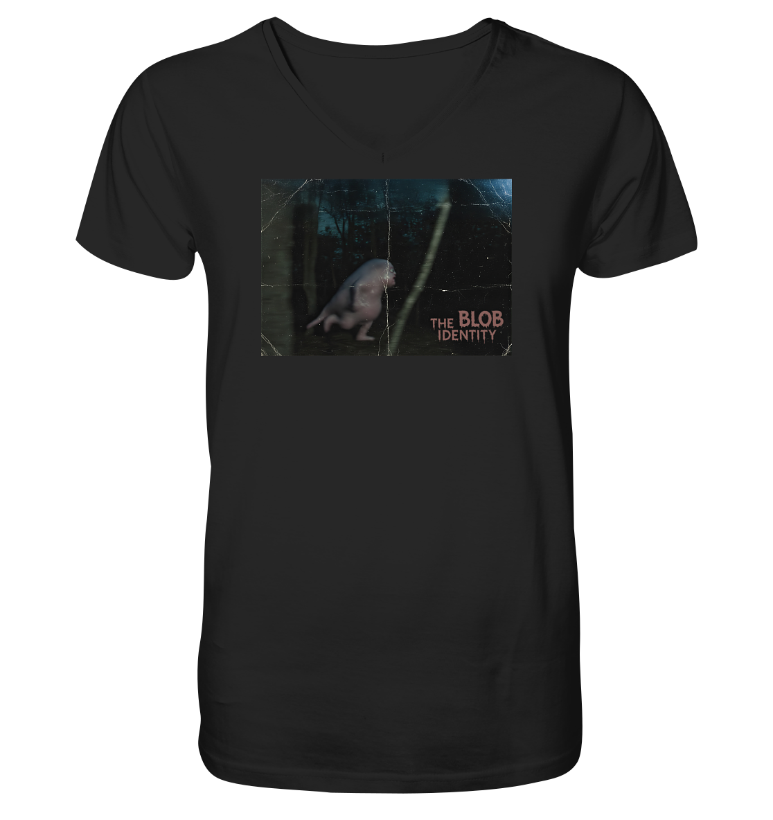 The BLOB Identity - Mens Organic V-Neck Shirt