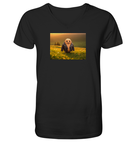 Karl Kartoffel - Mens Organic V-Neck Shirt