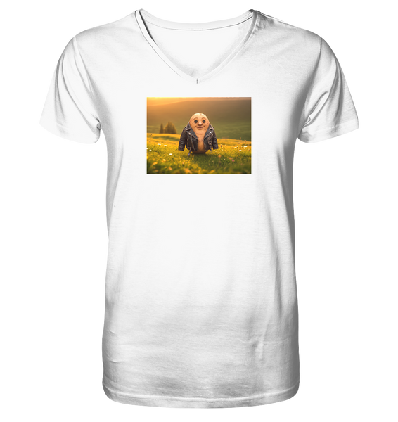 Karl Kartoffel - Mens Organic V-Neck Shirt