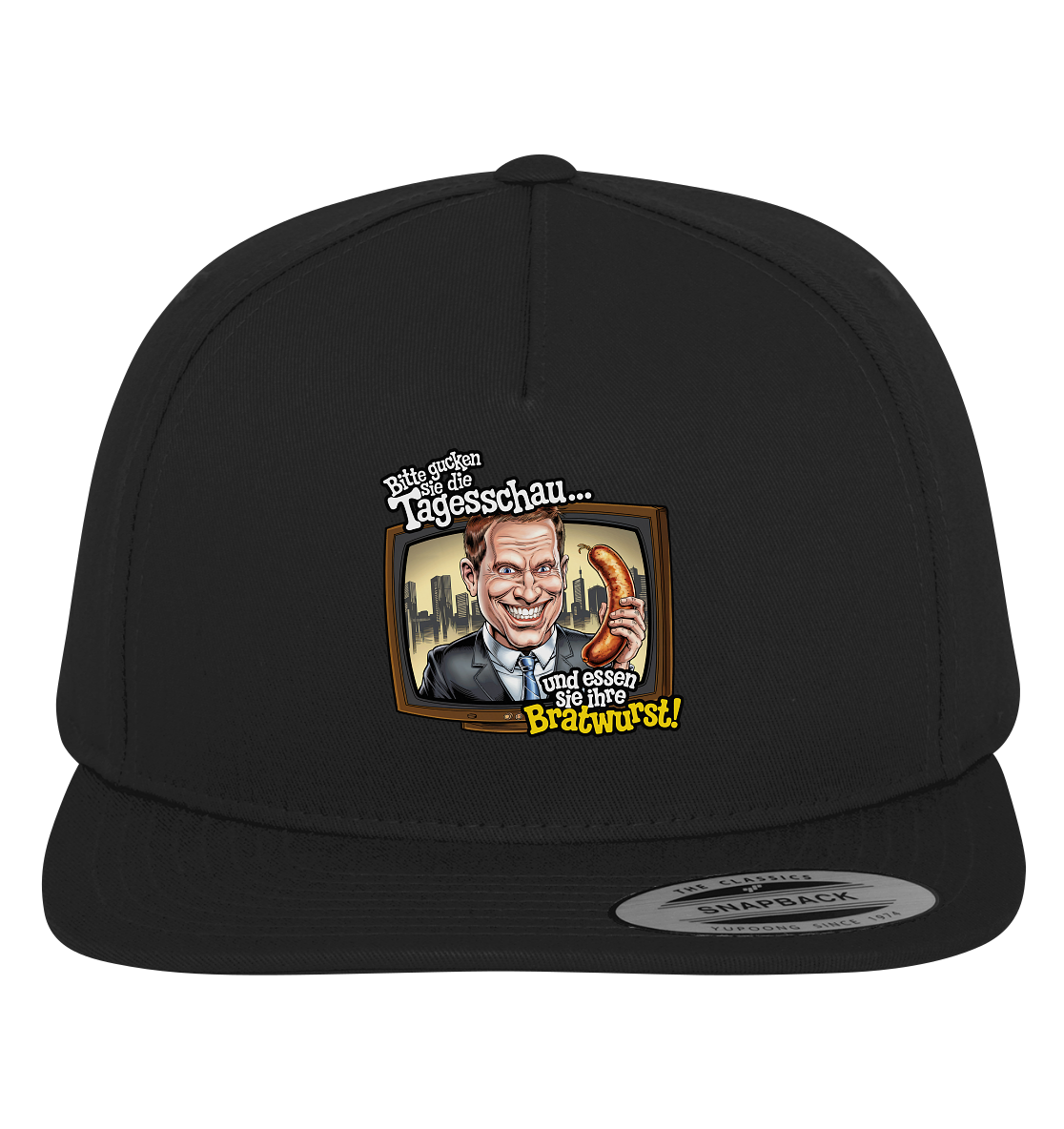 Bitte gucken sie Tagesschau - Premium Snapback