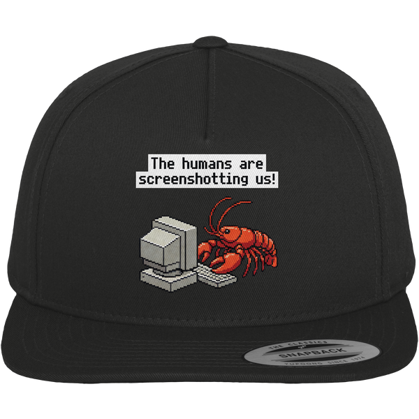 The humans are screenshotting us! - Premium Snapback