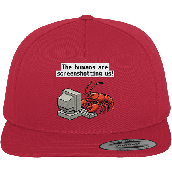 The humans are screenshotting us! - Premium Snapback