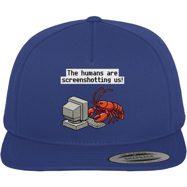 The humans are screenshotting us! - Premium Snapback