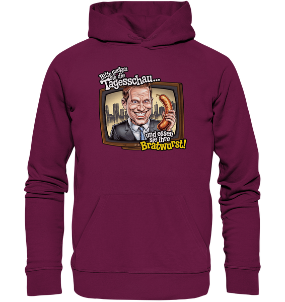 Bitte gucken sie Tagesschau - Premium Unisex Hoodie
