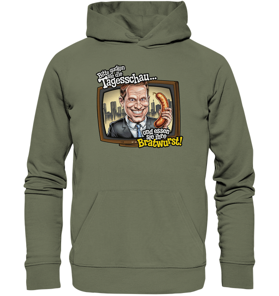 Bitte gucken sie Tagesschau - Premium Unisex Hoodie