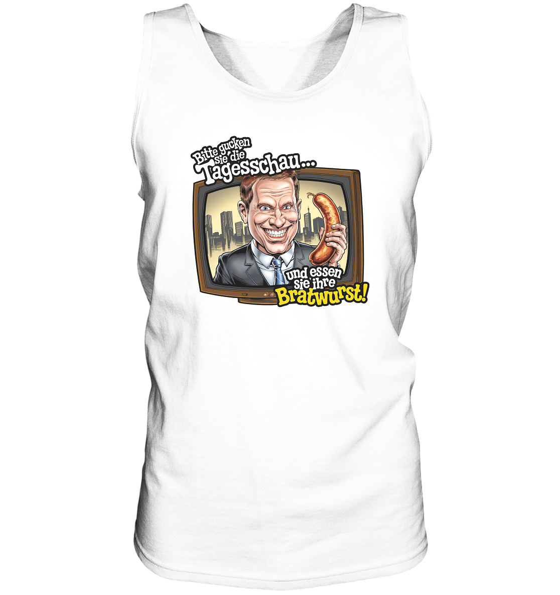 Bitte gucken sie Tagesschau - Relaxed Tank Top