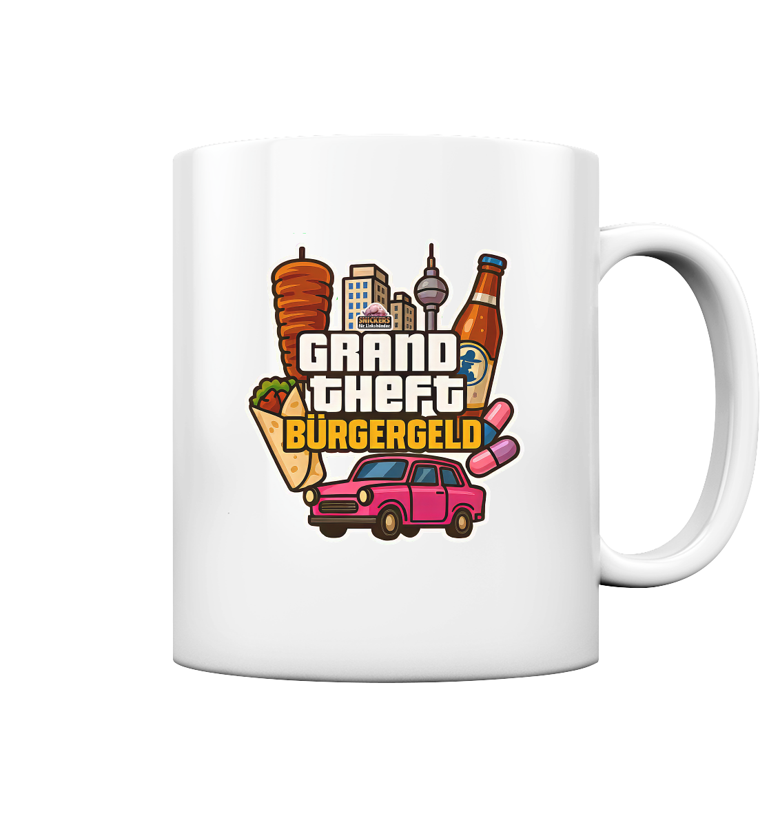 Grand Theft Bürgergeld - Tasse glossy