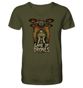 Game of Drones - V-Neck Shirt