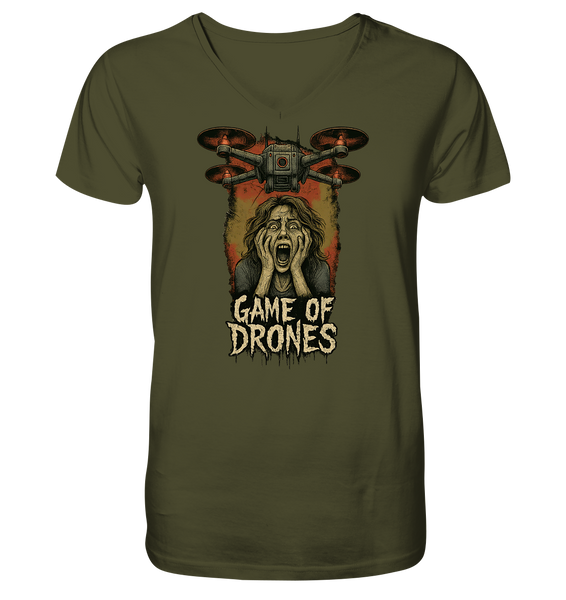 Game of Drones - V-Neck Shirt