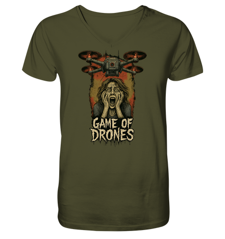 Game of Drones - V-Neck Shirt