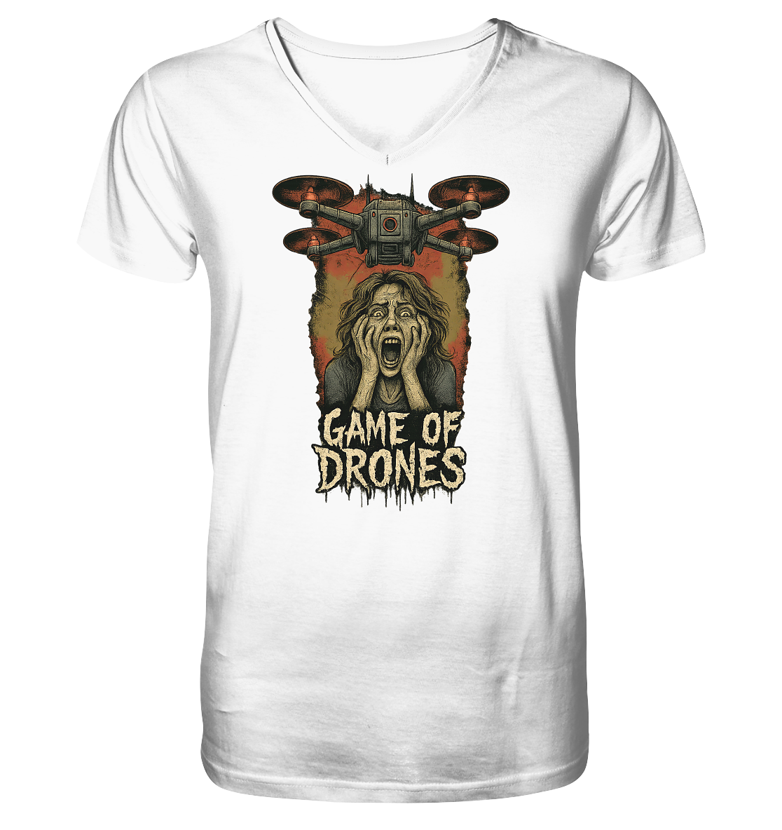 Game of Drones - V-Neck Shirt
