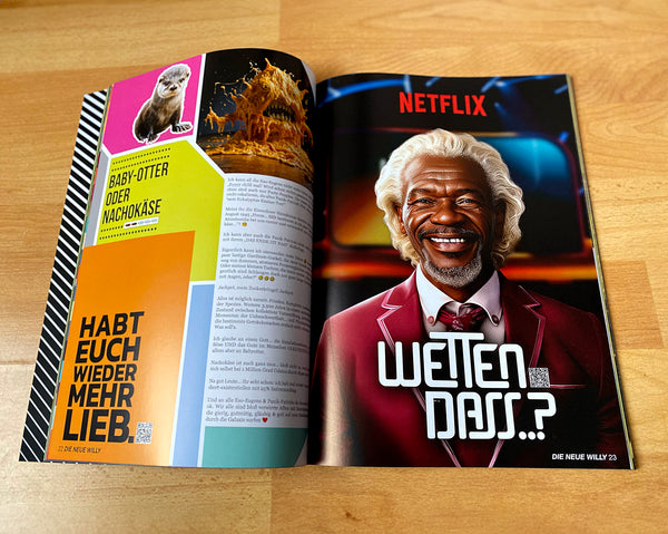 1x Die Willy - Deutschlands ERSTES hyperabsurdes Personality-Magazin für Metadebile (+ Support)